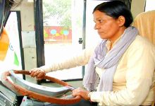 haryana 1st female bus driver