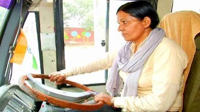 haryana 1st female bus driver