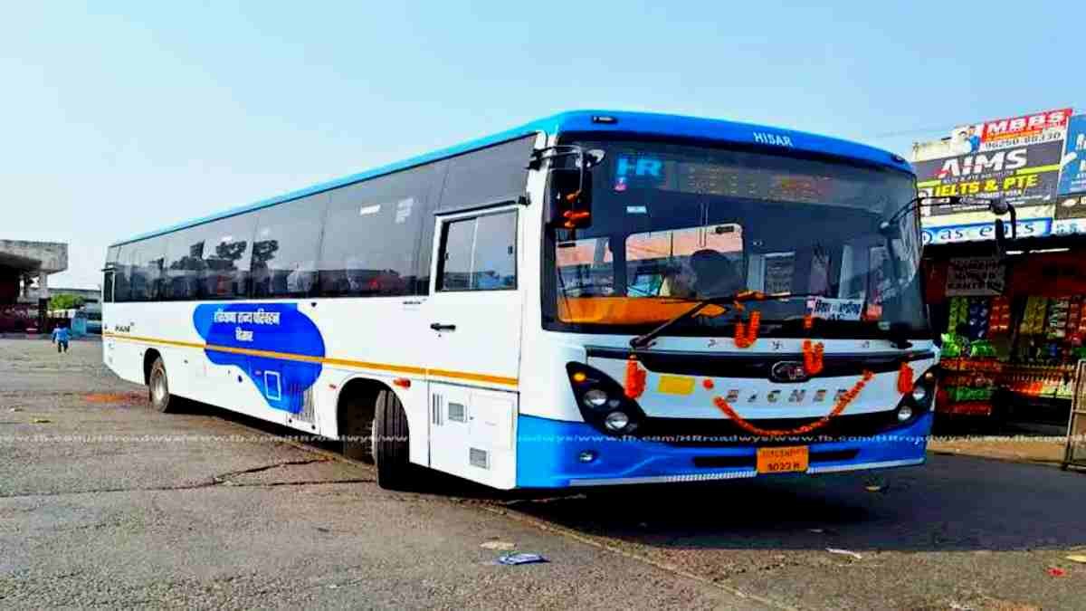 haryana roadways ac bus